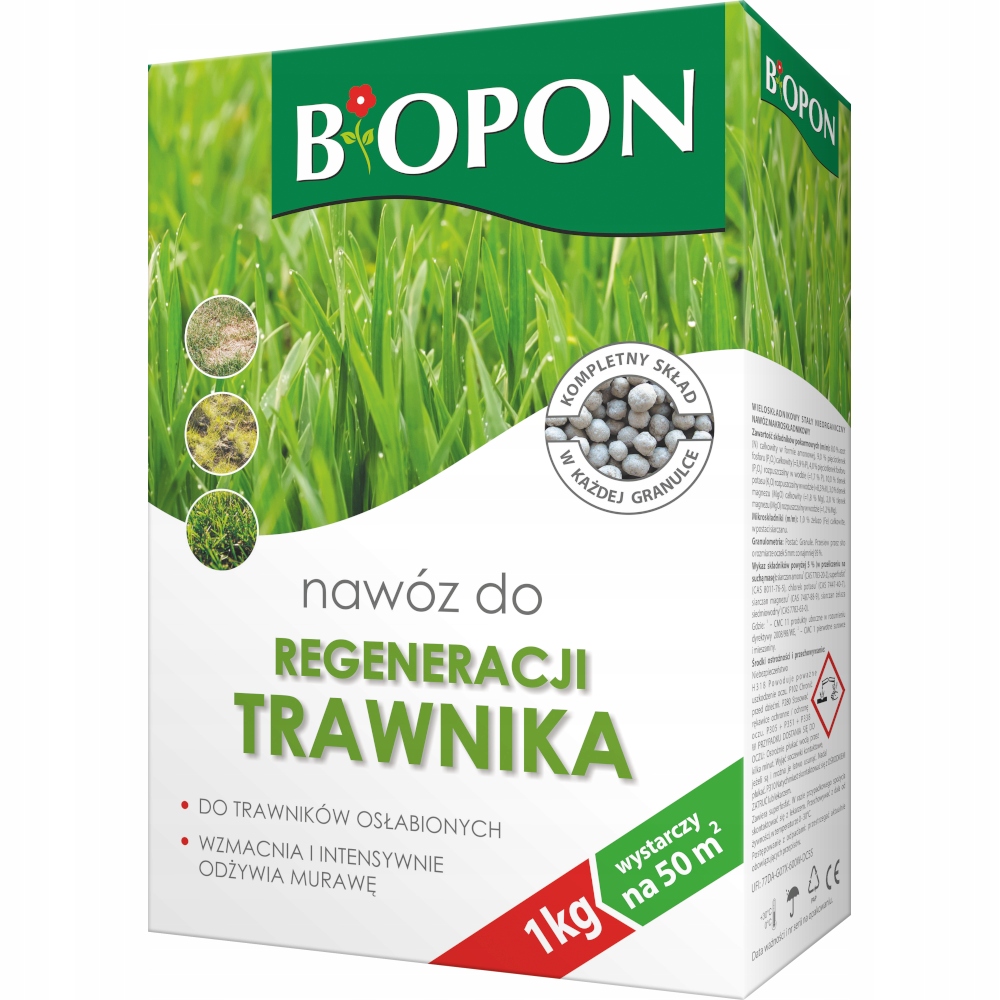 bopon - nawóz do regeneracji trawnika granulat 1kg