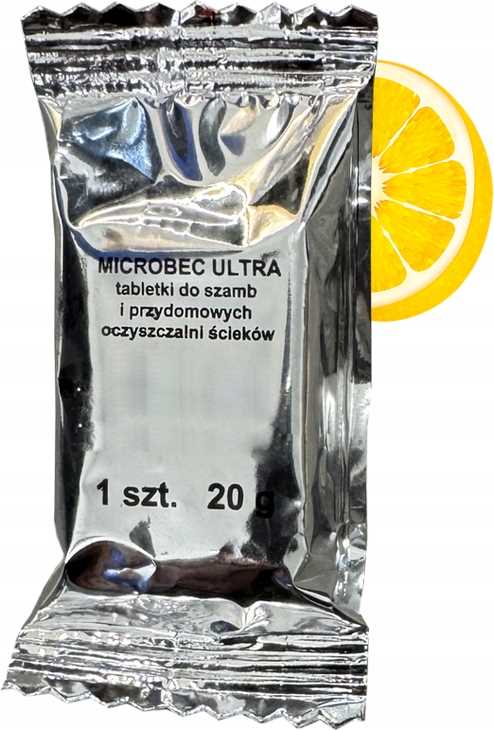 bros - microbec ultra - tabletka do szamb - 1 szt.