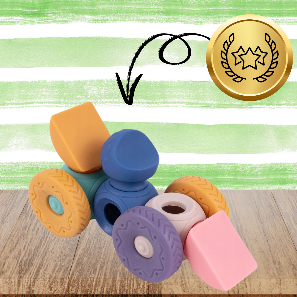 miękkie kreatywne klocki sensoryczne dla niemowląt dzieci funkcja gryzaka