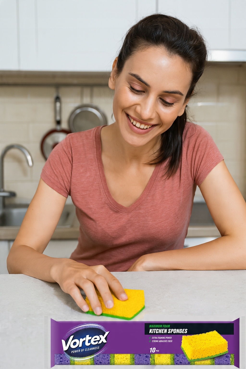 vortex gąbki kuchenne 10 szt.