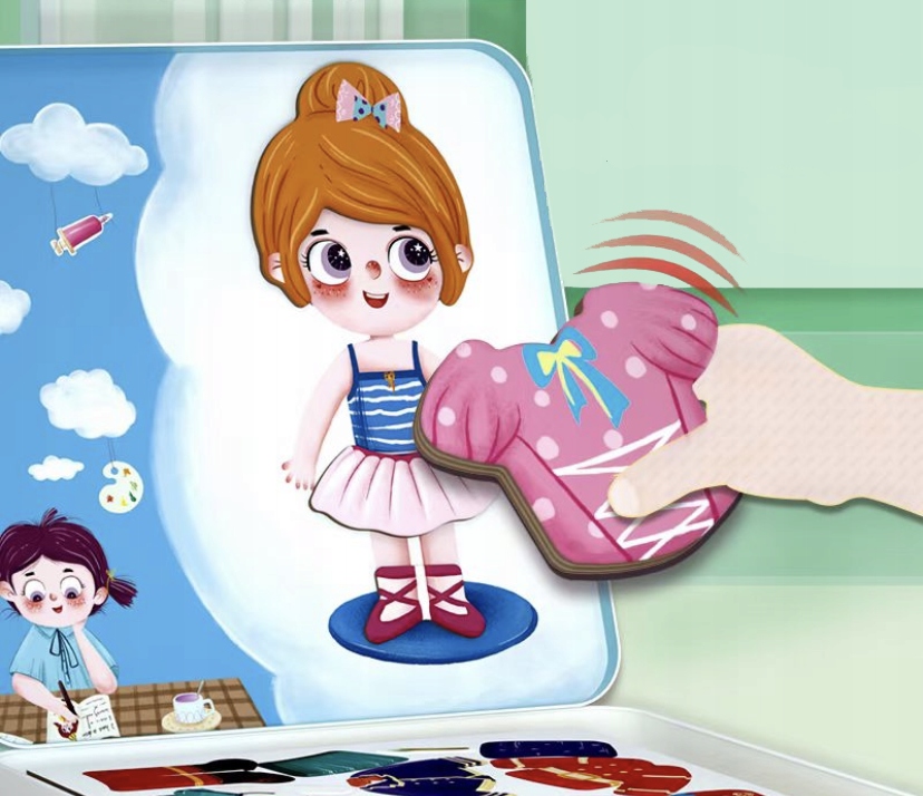 puzzle magnetyczne ubrania zkb-2013