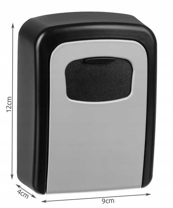 sejf - szafka na klucze - szara