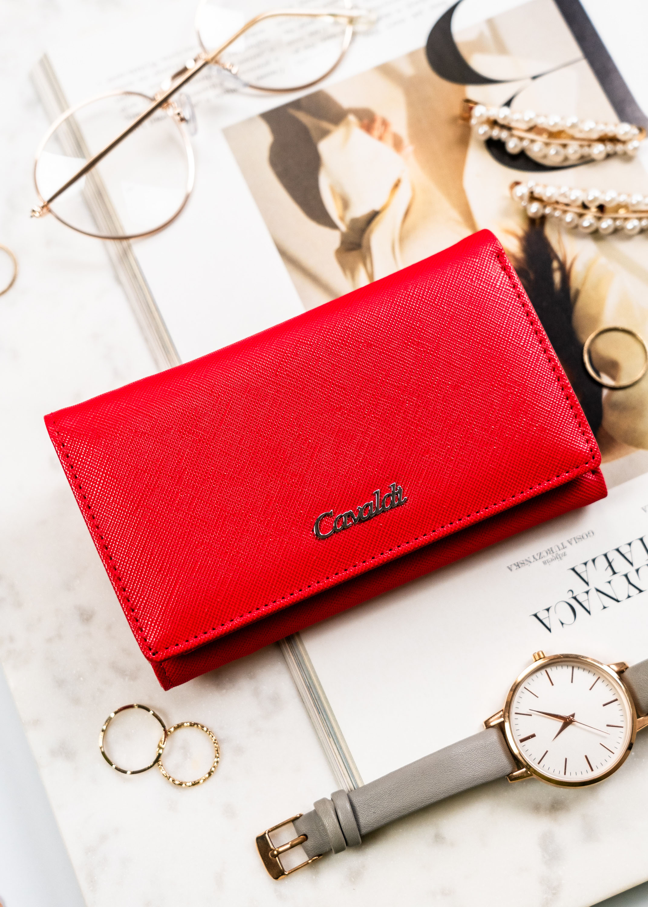 portfel damski pu gd29-sfk-7724 red