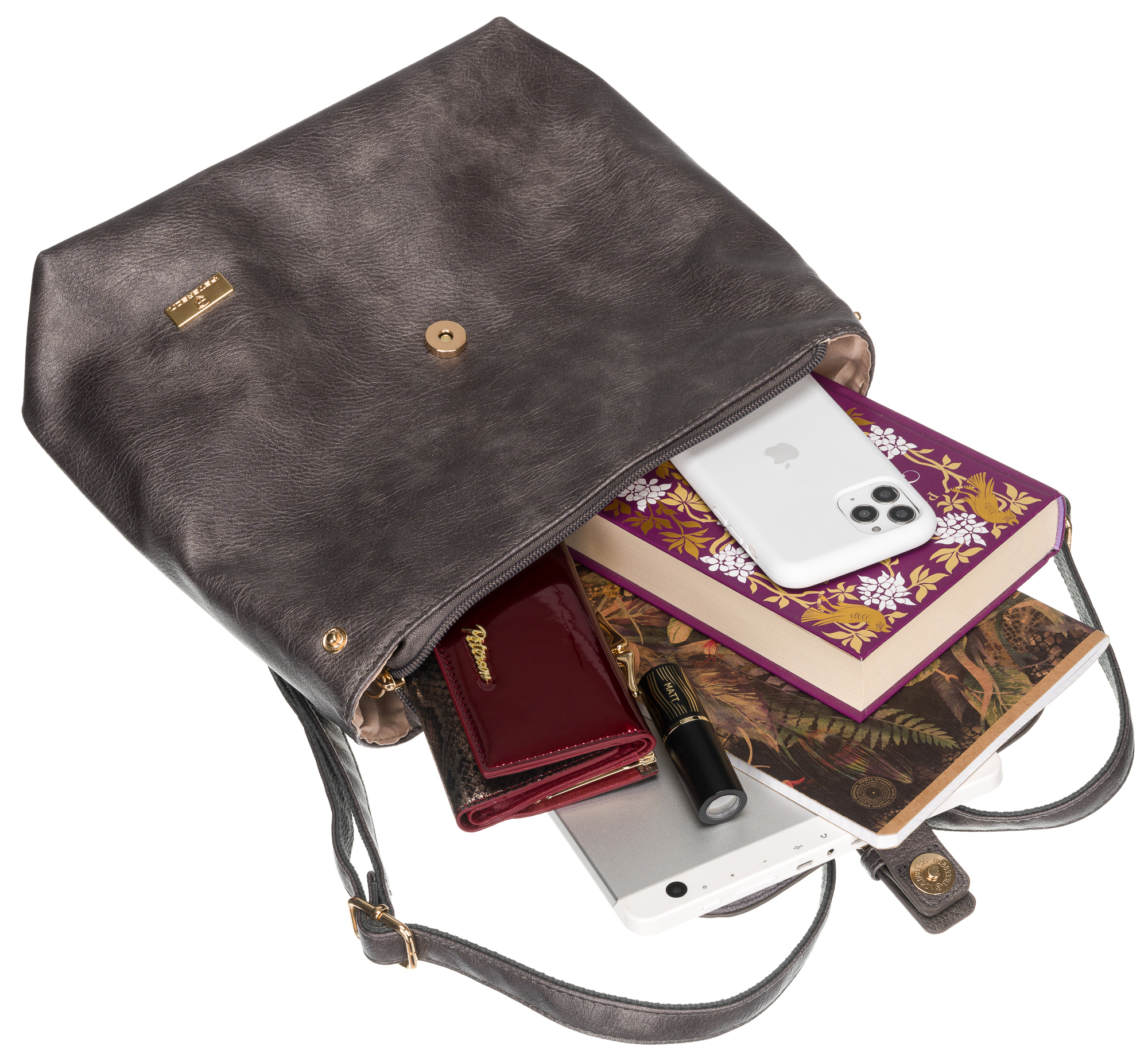 plecak pu ptn  ptn cp112386-a dark grey