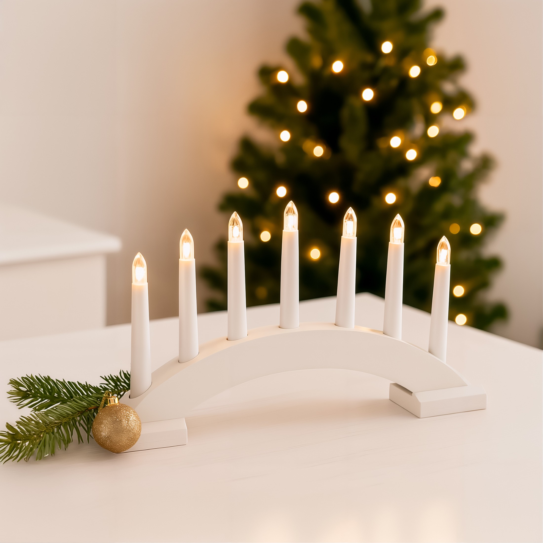 świecznik adwentowy 7 led świąteczny latarenka święta timer baterie jumi