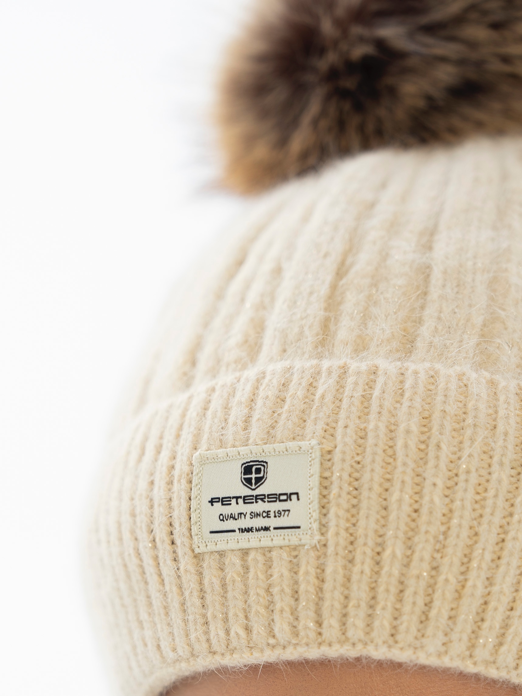 czapka ptn hat-08-7767 beige