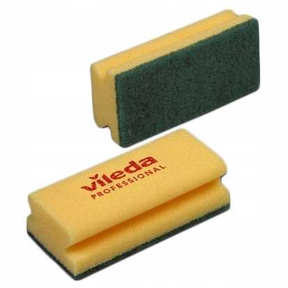 gąbka do szorowania z zielonym padem 7x15cm - 1 szt.