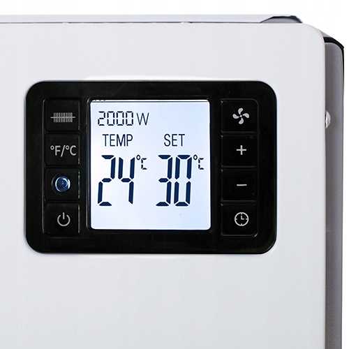 grzejnik konwektorowy lcd z pilotem 2000w camry cr 7739