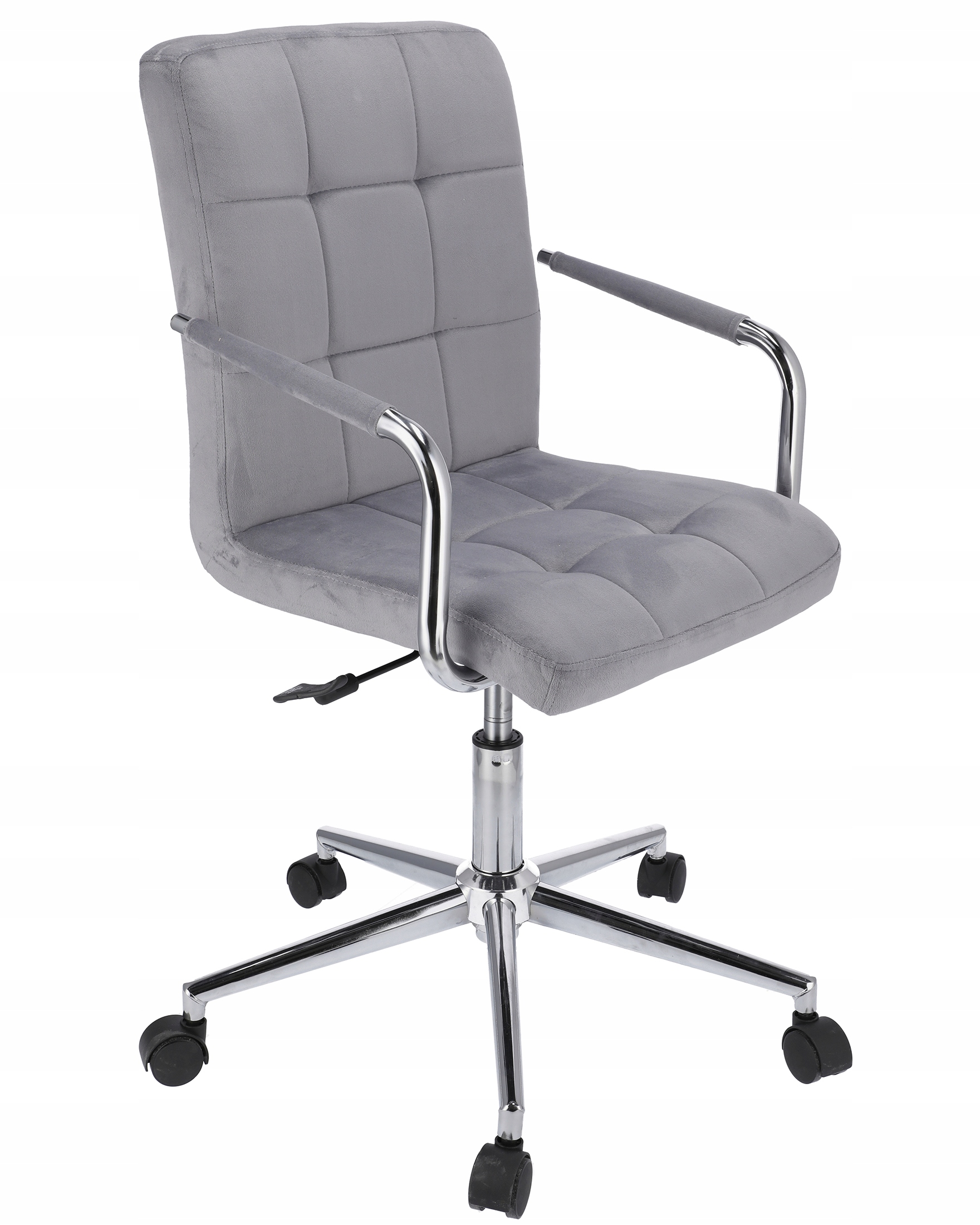 krzesło quatro welur szare