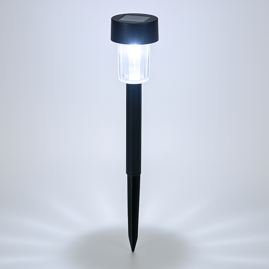 lampka solarna ogrodowa  słupek do wbicia w ziemię zewnętrzna latarnia