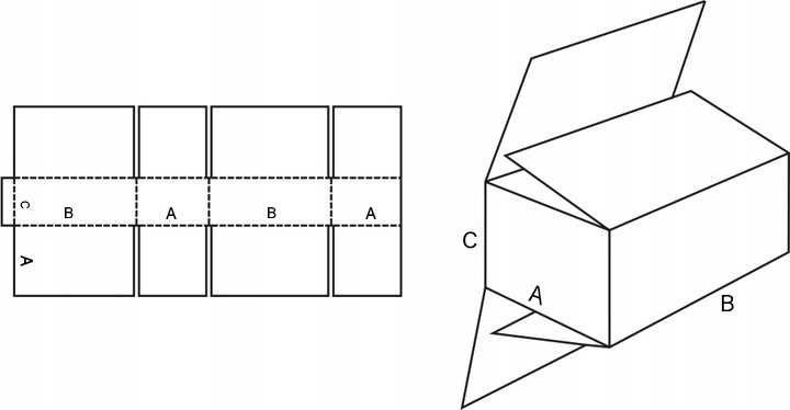 tuba kartonowa 80x80x320mm 3w 400g/m2