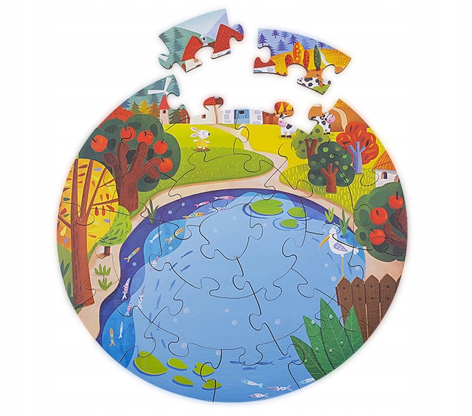 puzzle magnetyczne do łowienia farma zkb-904