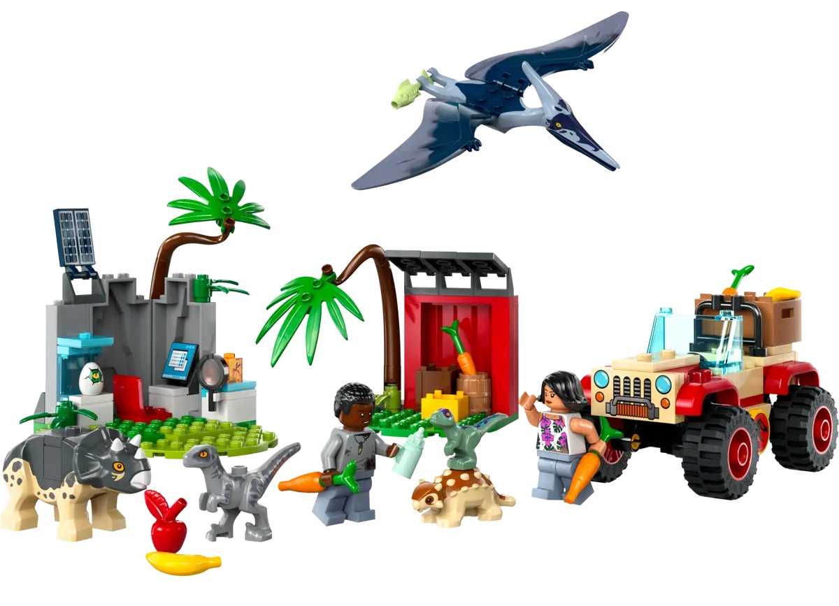 76963 - lego jurassic world - centrum ratunkowe dla małych dinozaurów