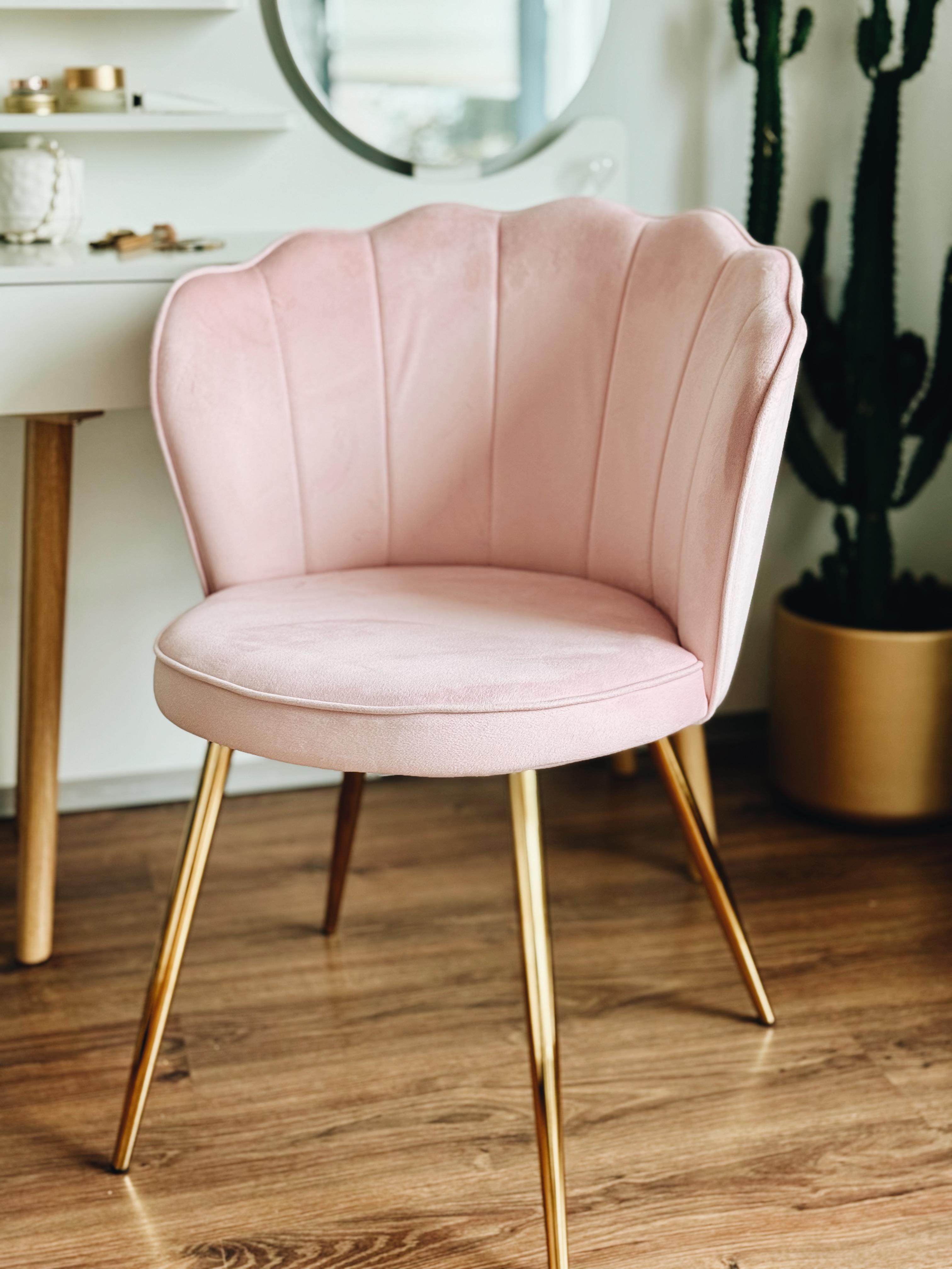 krzesło fiore różowe