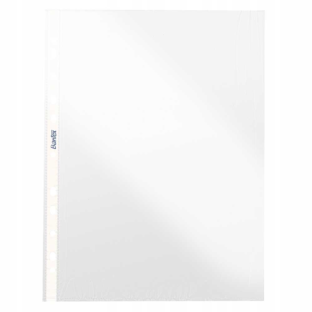 koszulki groszkowe bantex a4 maxi poszerzana 90 mic. 50 szt.