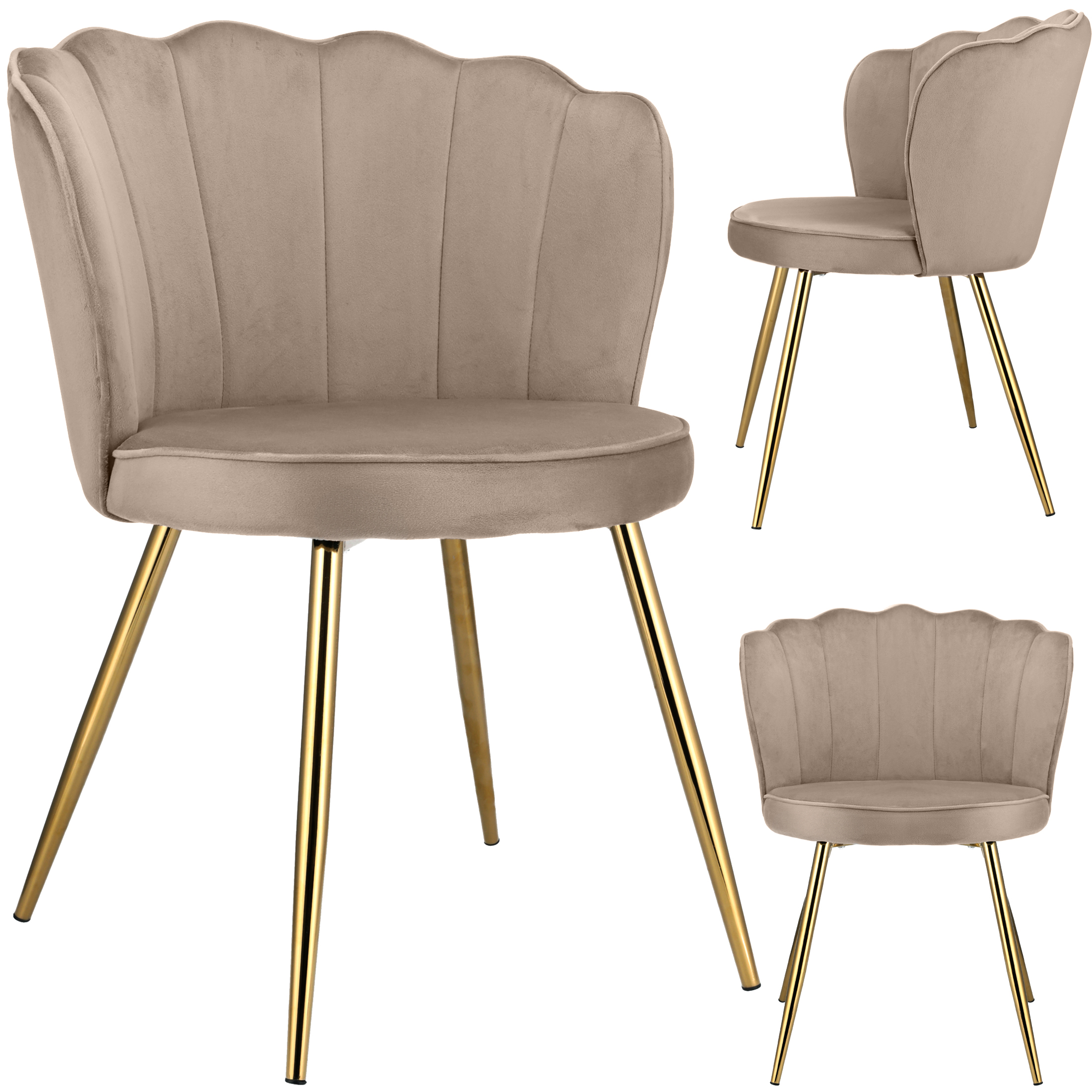 krzesło fiore beżowe