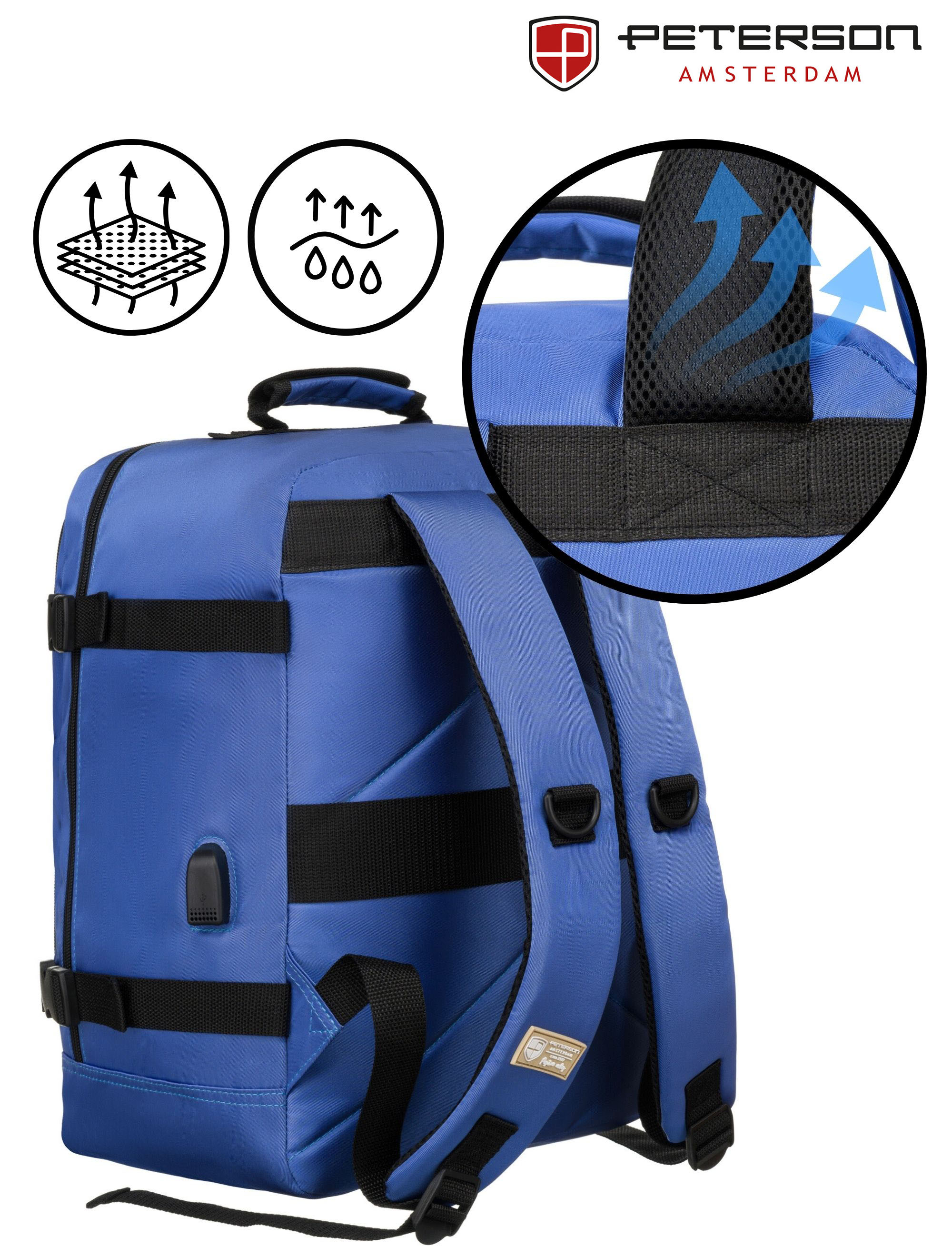 plecak ptn app-6684 blue