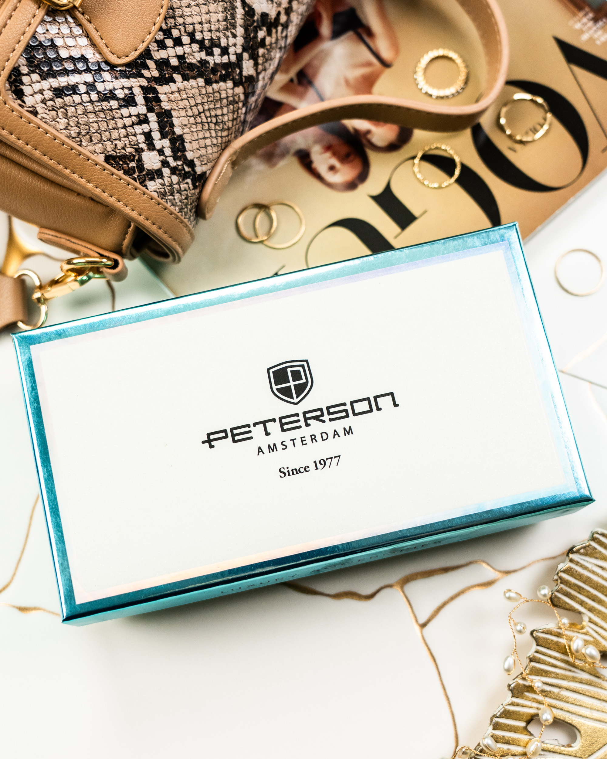 portfel damski skóra+pu ptn px27-pf2-4924 blue