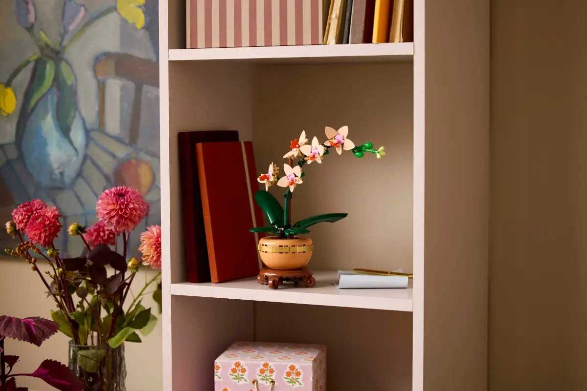 10343 - lego the botanical collection - mała orchidea