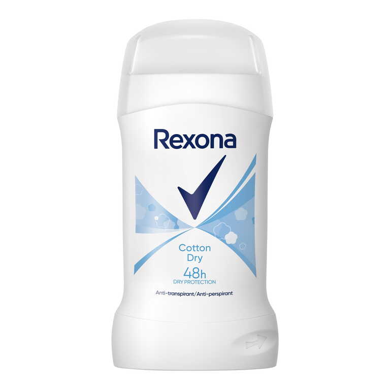 Deostick Antitranspirant Damen 48h alkoholfrei Rexona Cotton Dry Deo Stick 50 ml