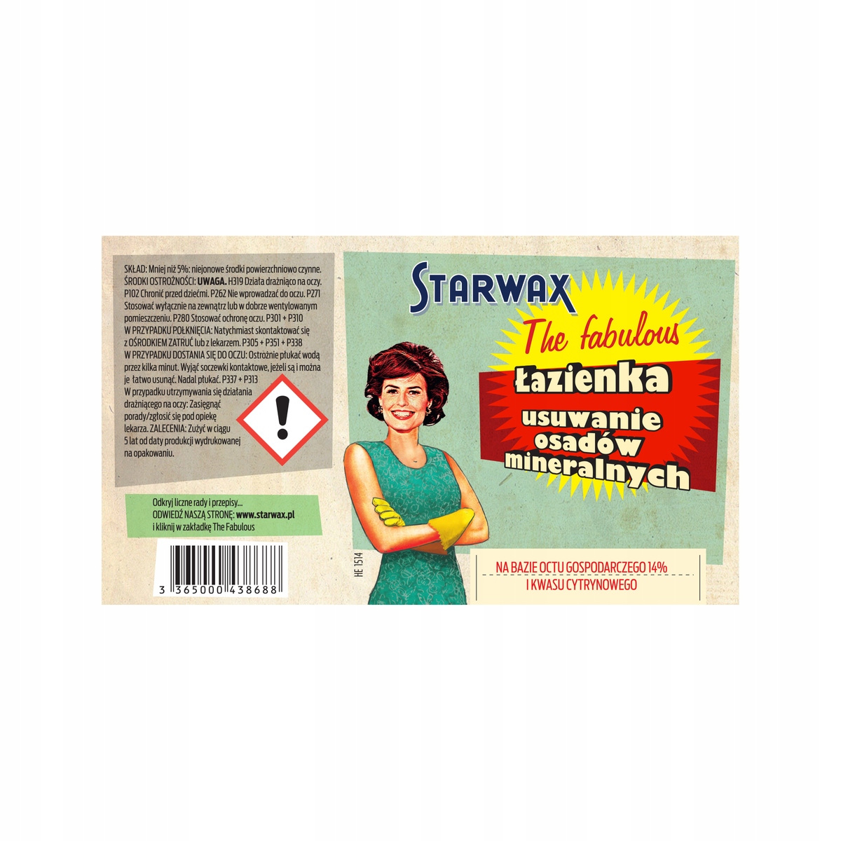 STARWAX CZYSTA ŁAZIENKA 500ML 43868