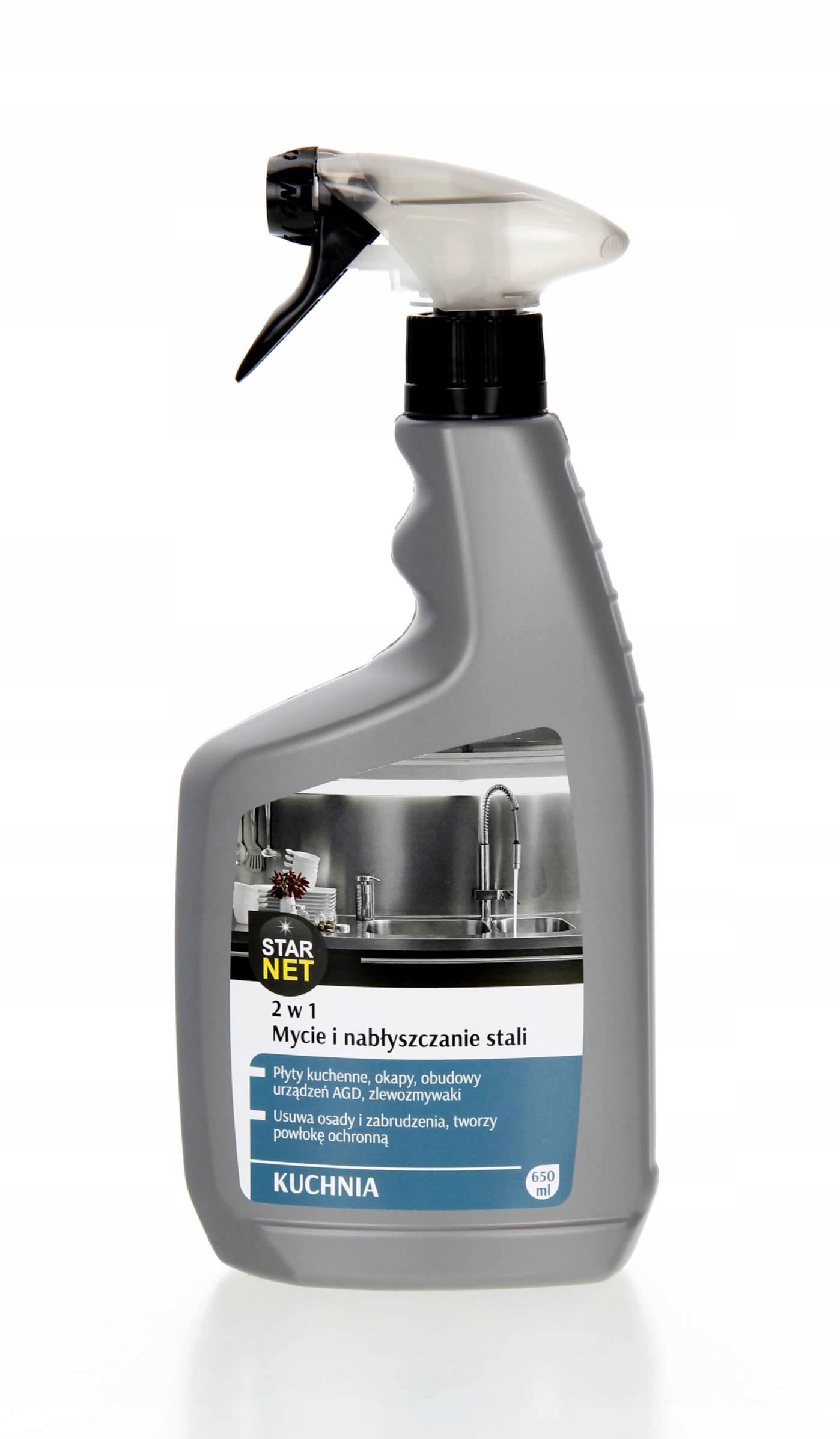 STARNET KUCHNIA MYCIE I NABŁYSZCZANIE STALI 650ML