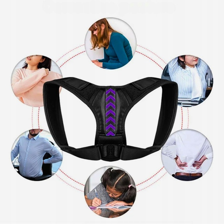 Inteligentny korektor postawy wad kręgosłupa pajączek na plecy proste plecy