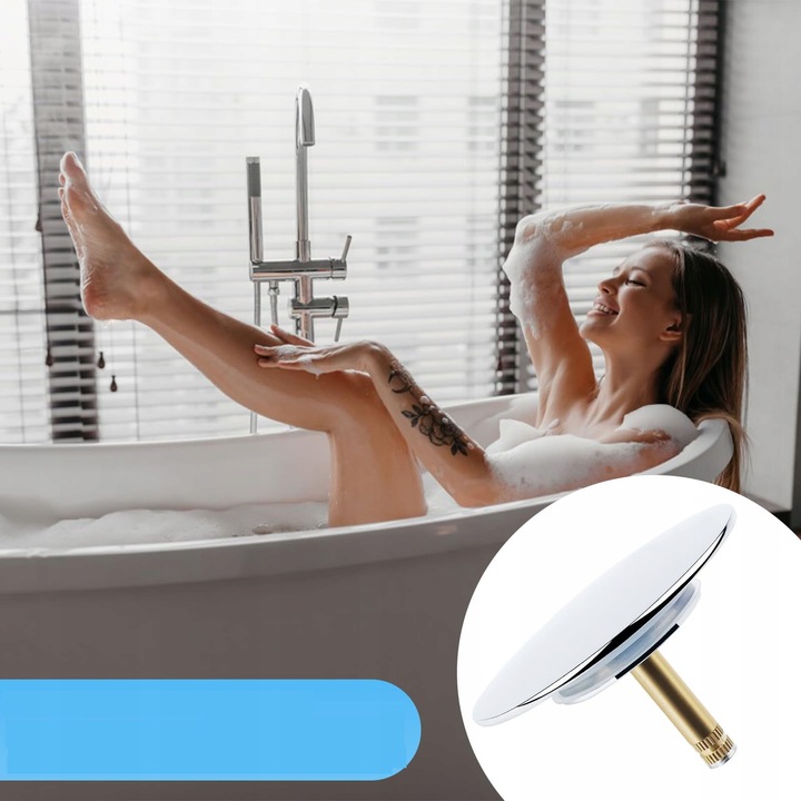 Korek do wanny do syfonu wannowego automatycznego standard