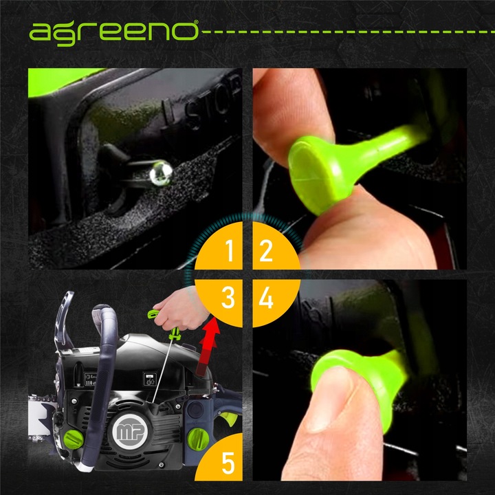 PIŁA SPALINOWA PILARKA ŁAŃCUCHOWA 5,7km 2x łańcuch prowadnica 2x Olej