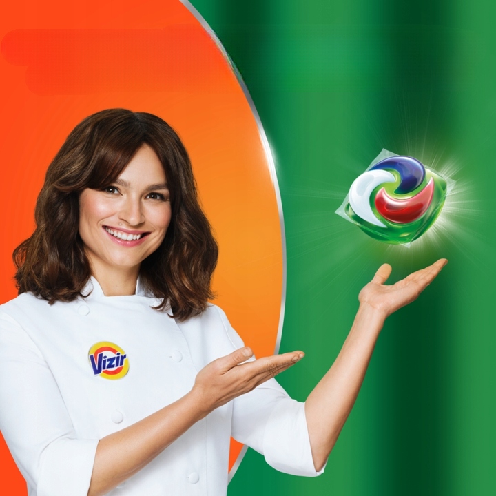 Vizir + Fairy Effect Pods Kapsułki do prania białych tkanin, 50 prań