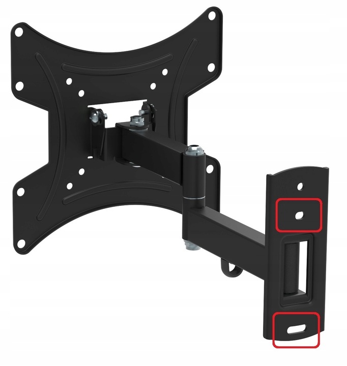 UCHWYT do TELEWIZORA 22 24 32 39 40 42 cale Wieszak TV OBROTOWY Extra Mocny