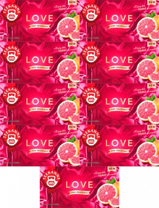 Herbata owocowa w torebkach Teekanne Love grejpfrut 20szt x9