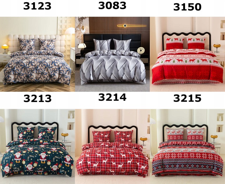 Pościel 160x200 + 2 Poszewki Komplet 3- Częściowy Kwiaty 3D Wiele Wzorów