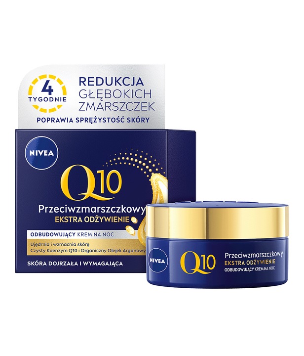 NIVEA Q10 Nawilżający krem do twarzy przeciwzmarszczkowy dzień i noc 2x50ml