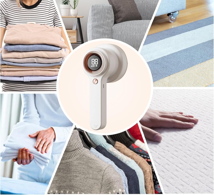 GOLARKA DO UBRAŃ AKUMULATOROWA MASZYNKA 3 TRYBY USB-C 2000mAh 4x 6