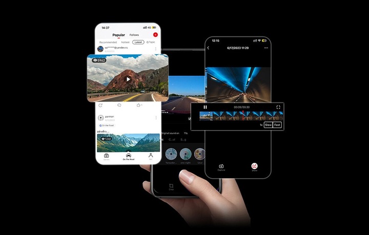 Wideorejestrator DDPAI N1 Dual z kamerą wsteczną