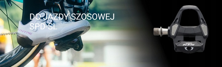 Pedały szosowe Shimano SPD-SL PD-R550G + bloki