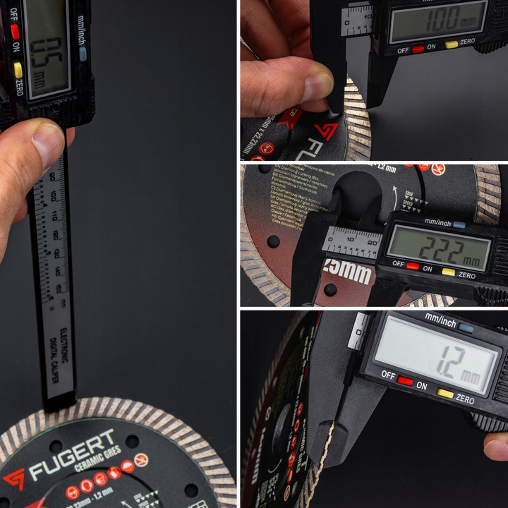 TARCZA DIAMENTOWA DO CIĘCIA GRESU PŁYTEK CERAMIKI 125 MM PRECYZYJNA