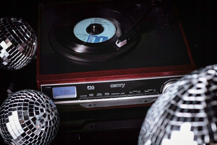 CR 1168 Gramofon z Radiem, Bluetooth, MP3, USB i Nagrywaniem