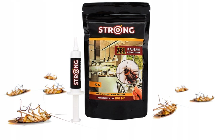 STRONG Żel PASTA na Karaluchy Prusaki trutka 100m2