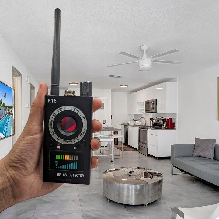 WYKRYWACZ PODSŁUCHÓW I KAMER GSM GPS UKRYTYCH LOKALIZATORÓW DETEKTOR WIFI