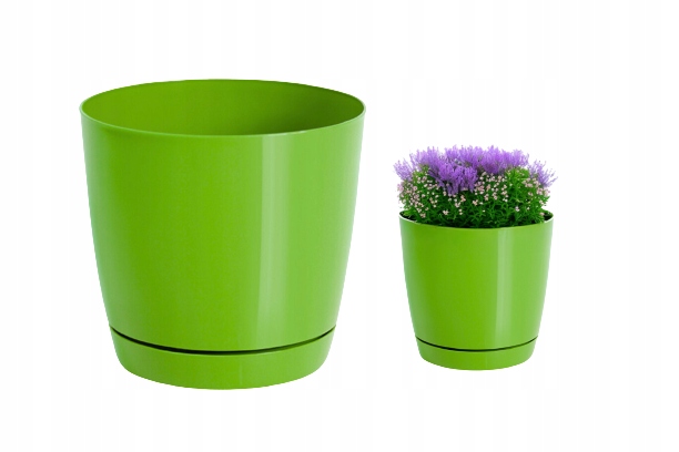 Doniczka Donica Coubi z podstawkiem DUOP120 Biała