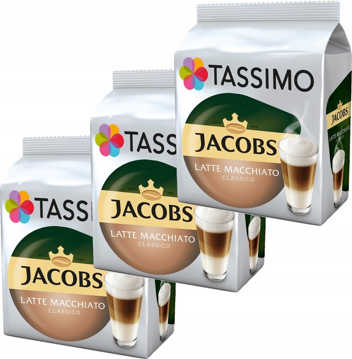 Kapsułki TASSIMO Latte Macchiato Classico 2 x 8