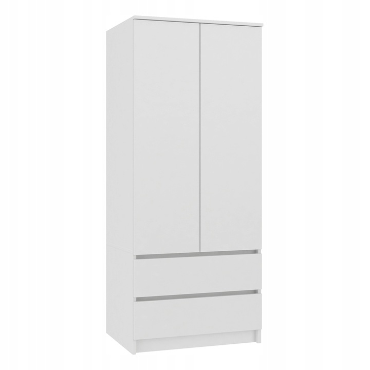 Szafa garderoba 90cm 2szuflady biała B-9