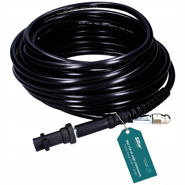 Wąż Sillar do czyszczenia kanalizacji rur do Karcher K2 K3 K4 K5 K6