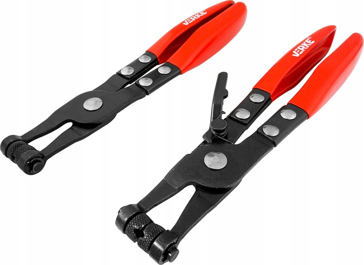 SZCZYPCE DO OPASEK ZACISKOWYCH ROZPRĘŻNYCH PROSTE ZESTAW SZCZYPIEC 2