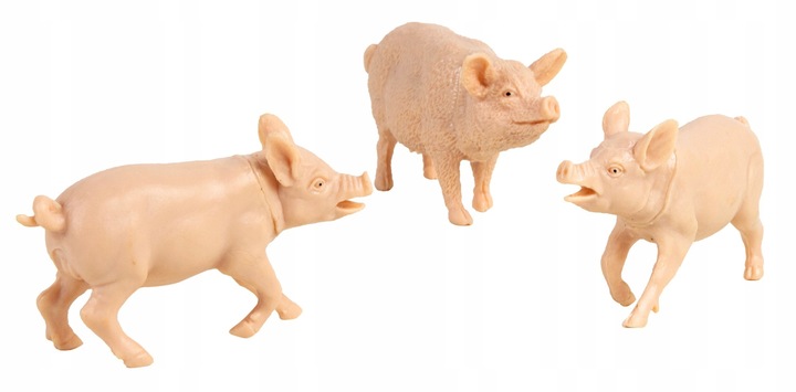 FARMA FIGURKI ZWIERZĘTA WIEJSKIE + PŁOT DRZEWA GŁAZY 55 ELEMENTÓW ZESTAW