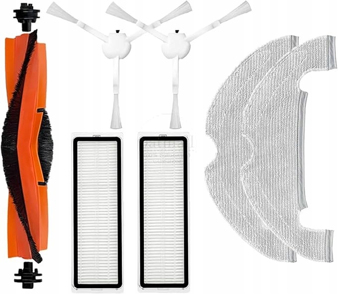 ZESTAW SZCZOTKI MOPY DO XIAOMI ROBOT VACUUM X10 MOP 2 ULTRA DREAME Z10