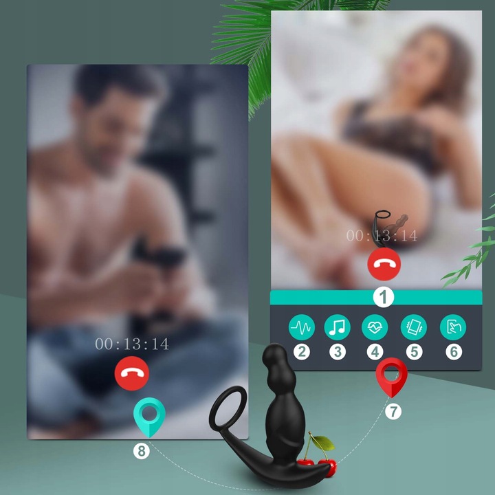 Obrotowy masażer prostaty 360° 5IN1