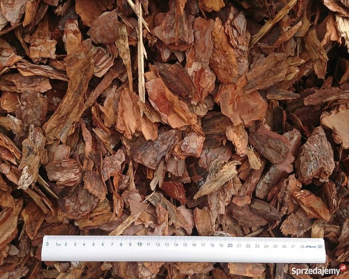 KORA OGRODOWA SOSNOWA ŚREDNIA 20-40mm 60L, przesiewana, sortowana -